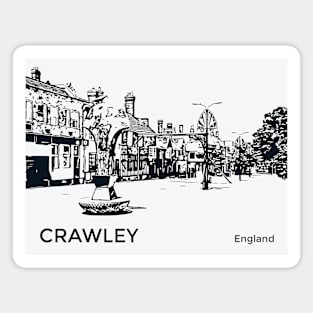 Crawley England Magnet